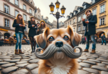 Perro bigotón perro bigotón