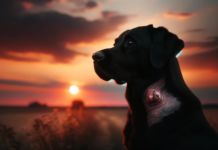 Perro con Bulto en el Cuello Perro con Bulto en el Cuello
